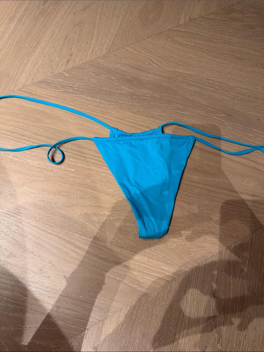 Frankie’s bikinis Women’s Tie-Side Bikini Bottom in Bright Turquoise